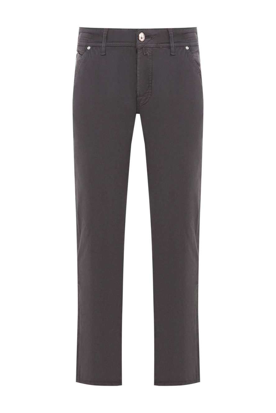 Jacob Cohen лёгкие бежевые брюки мужские хлопковые для повседневной носки 148880 - фото 1