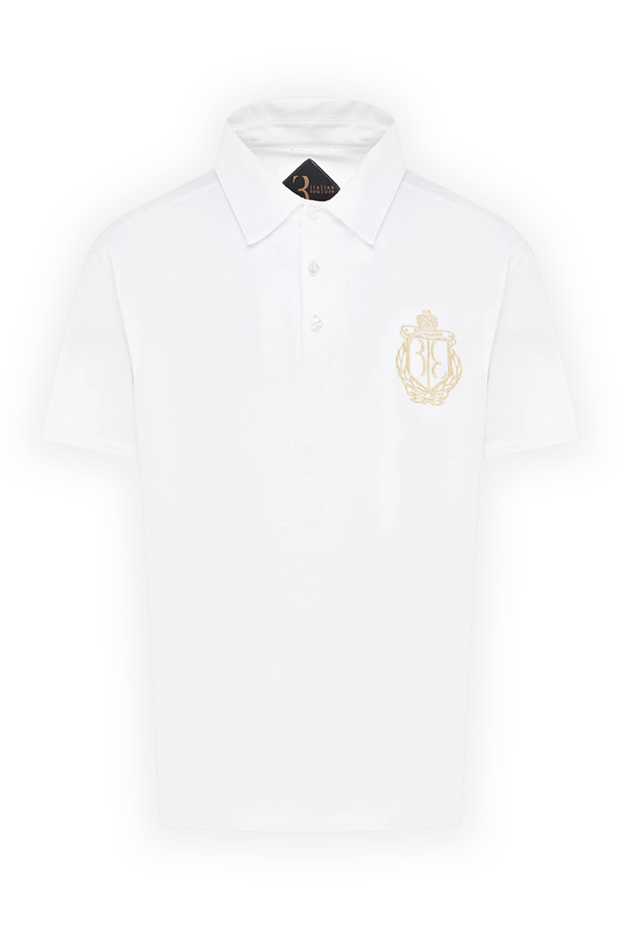 Billionaire man cotton polo white for men купить с ценами и фото 148953 - photo 1