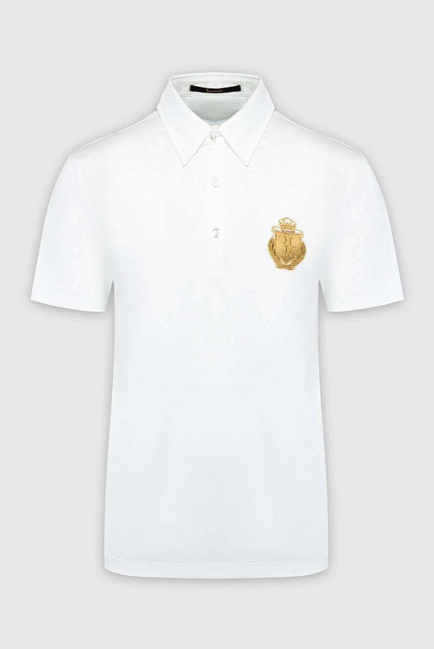 Billionaire man cotton polo white for men купить с ценами и фото 148954 - photo 1