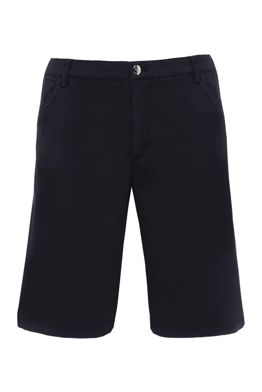 Zilli man blue cotton shorts for men купить с ценами и фото 148969 - photo 1