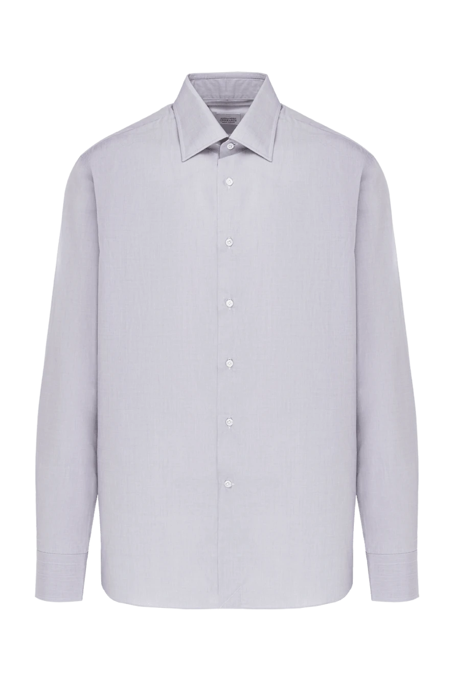 Alessandro Gherardi man gray cotton shirt for men купить с ценами и фото 148977 - photo 1