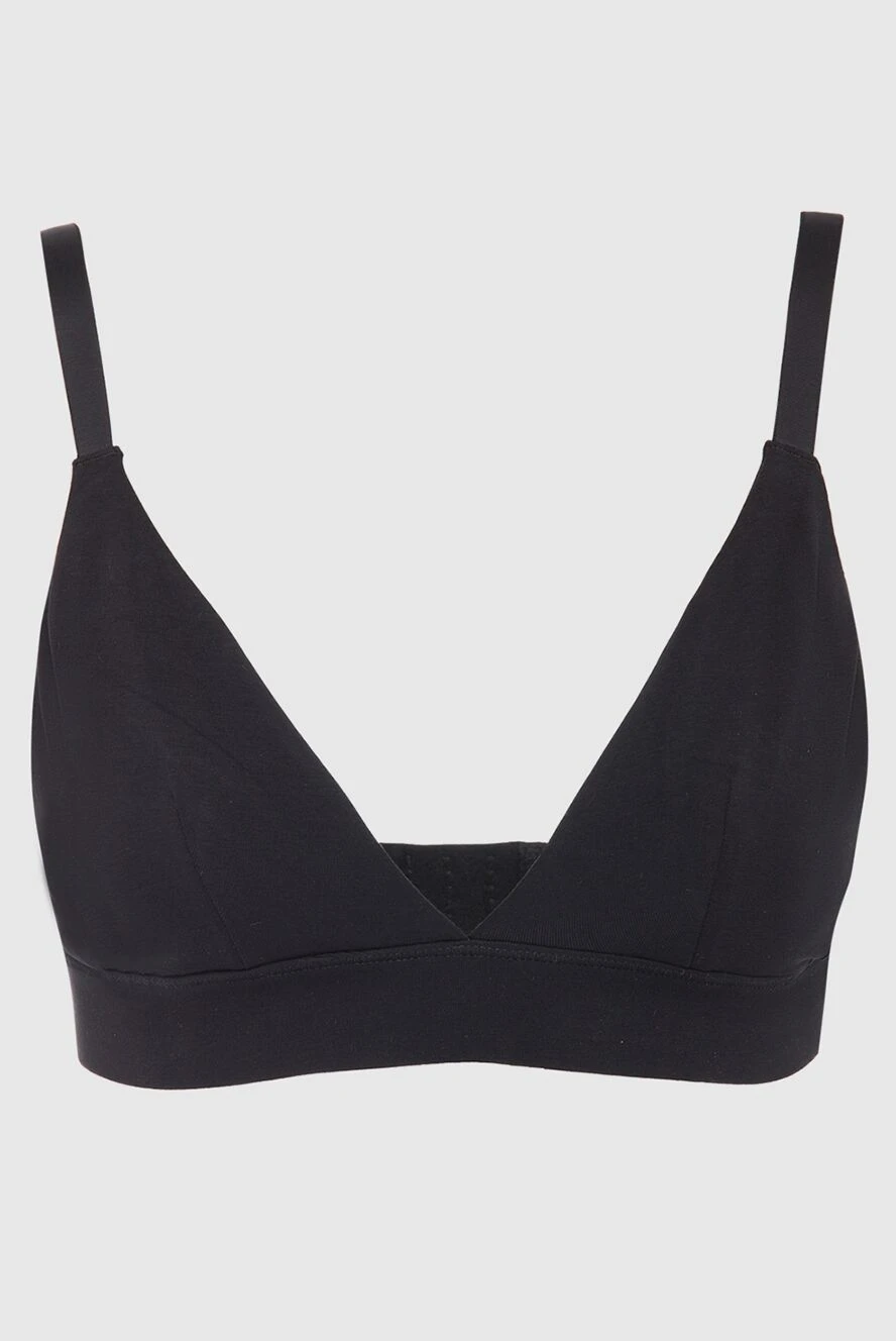 Organic Basics woman black cotton and elastane bra for women купить с ценами и фото 149003 - photo 1