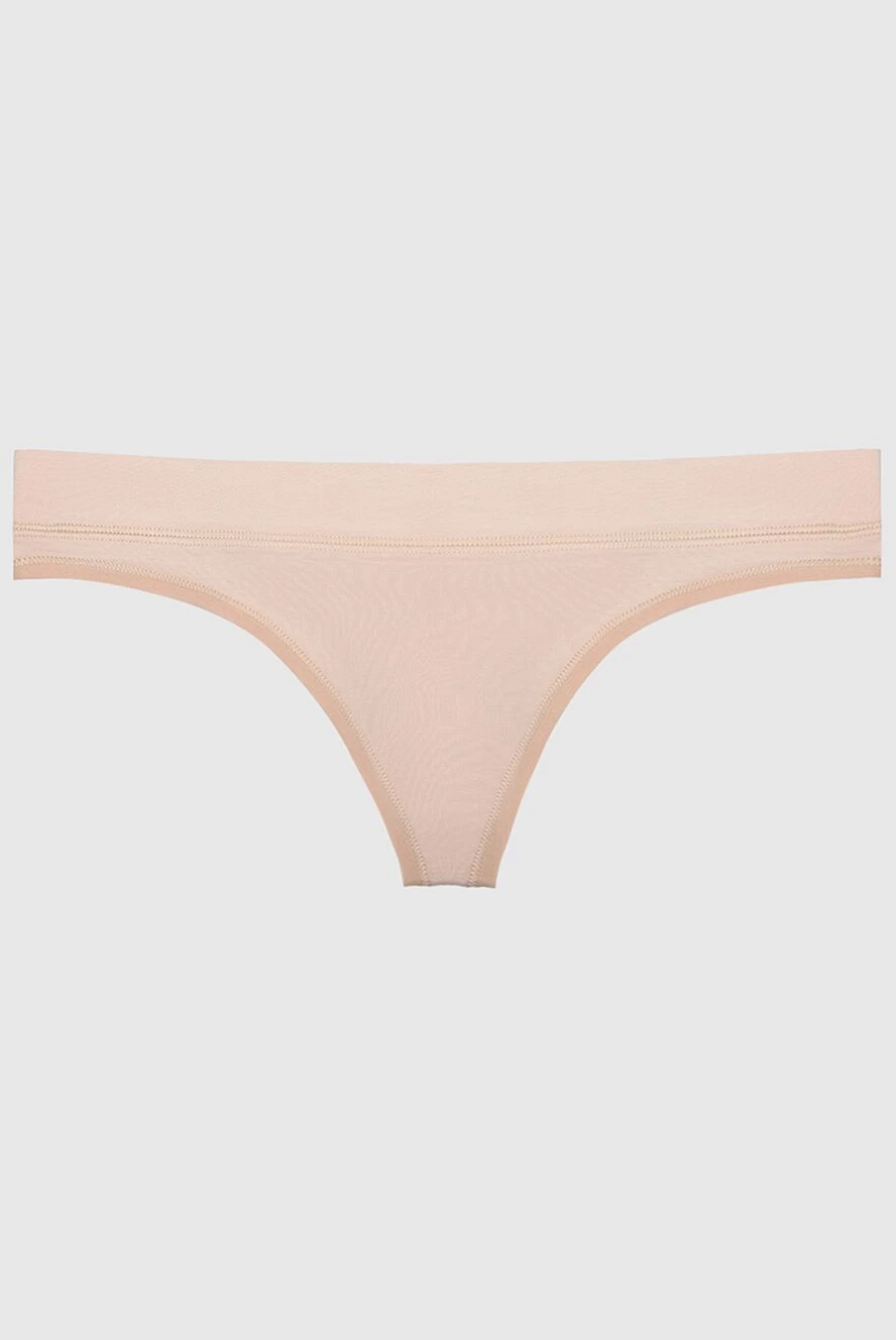 Organic Basics woman beige cotton and elastane thong for women купить с ценами и фото 149007 - photo 1