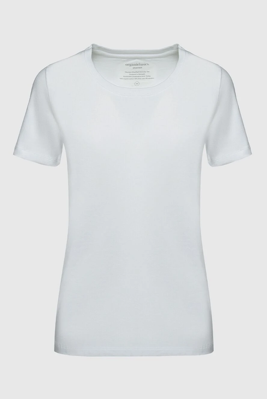 Organic Basics woman white cotton t-shirt for women купить с ценами и фото 149012 - photo 1