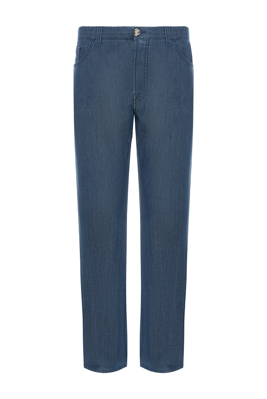 Stefano Ricci ерлерге арналған көк мақта және лиоцеллді джинсы 149046 - фото 1