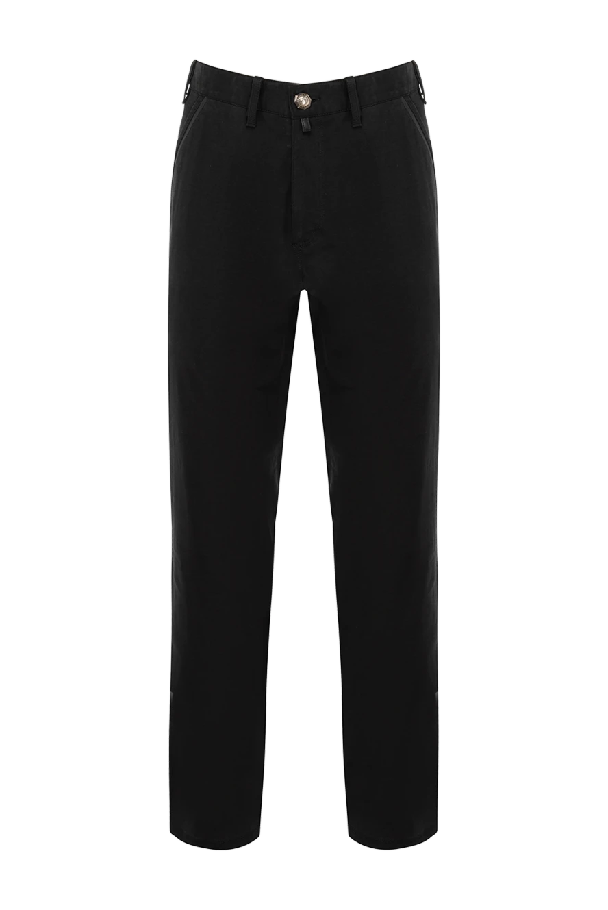 Stefano Ricci мужские серые брюки с контрастными вставками карманов 149047 - фото 1