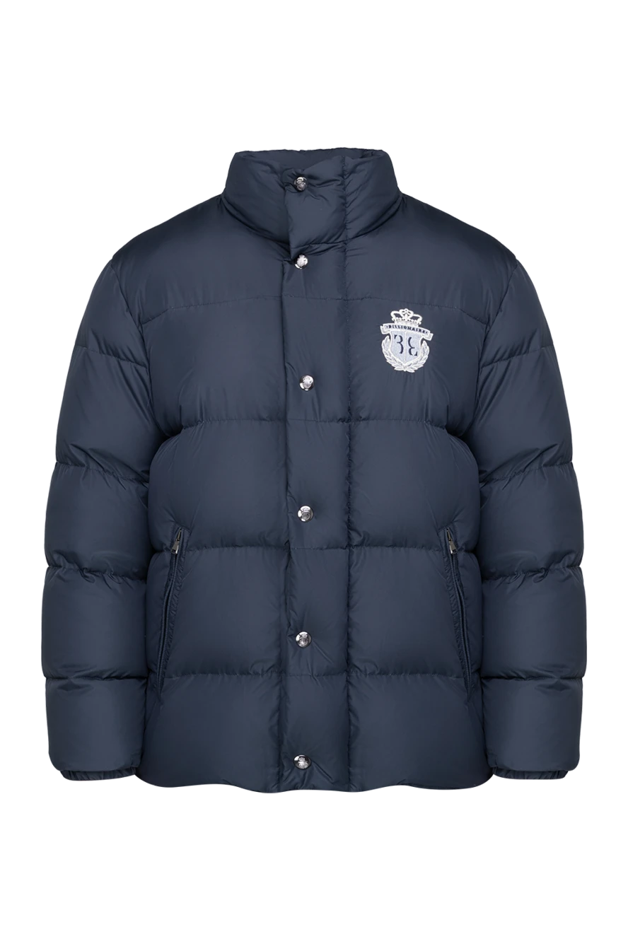 Billionaire man men's down jacket made of polyester blue купить с ценами и фото 149160 - photo 1