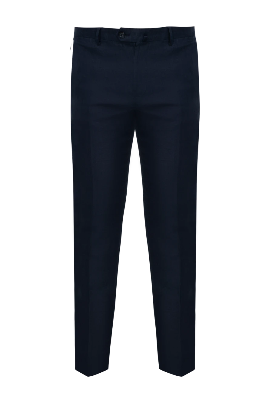 Billionaire man men's linen blue trousers купить с ценами и фото 149167 - photo 1