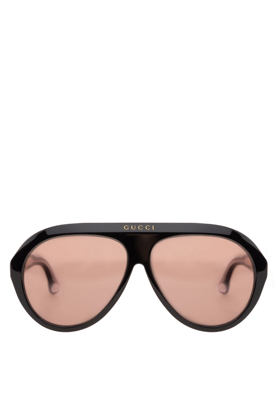 Gucci man sunglasses made of metal and plastic, brown, for men купить с ценами и фото 149303 - photo 1