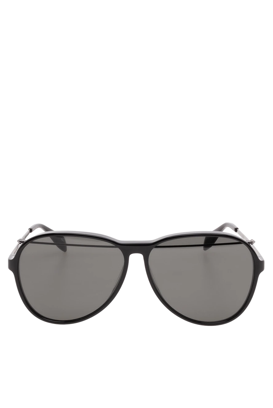 Alexander McQueen man sunglasses made of metal and plastic, black, for men купить с ценами и фото 149306 - photo 1