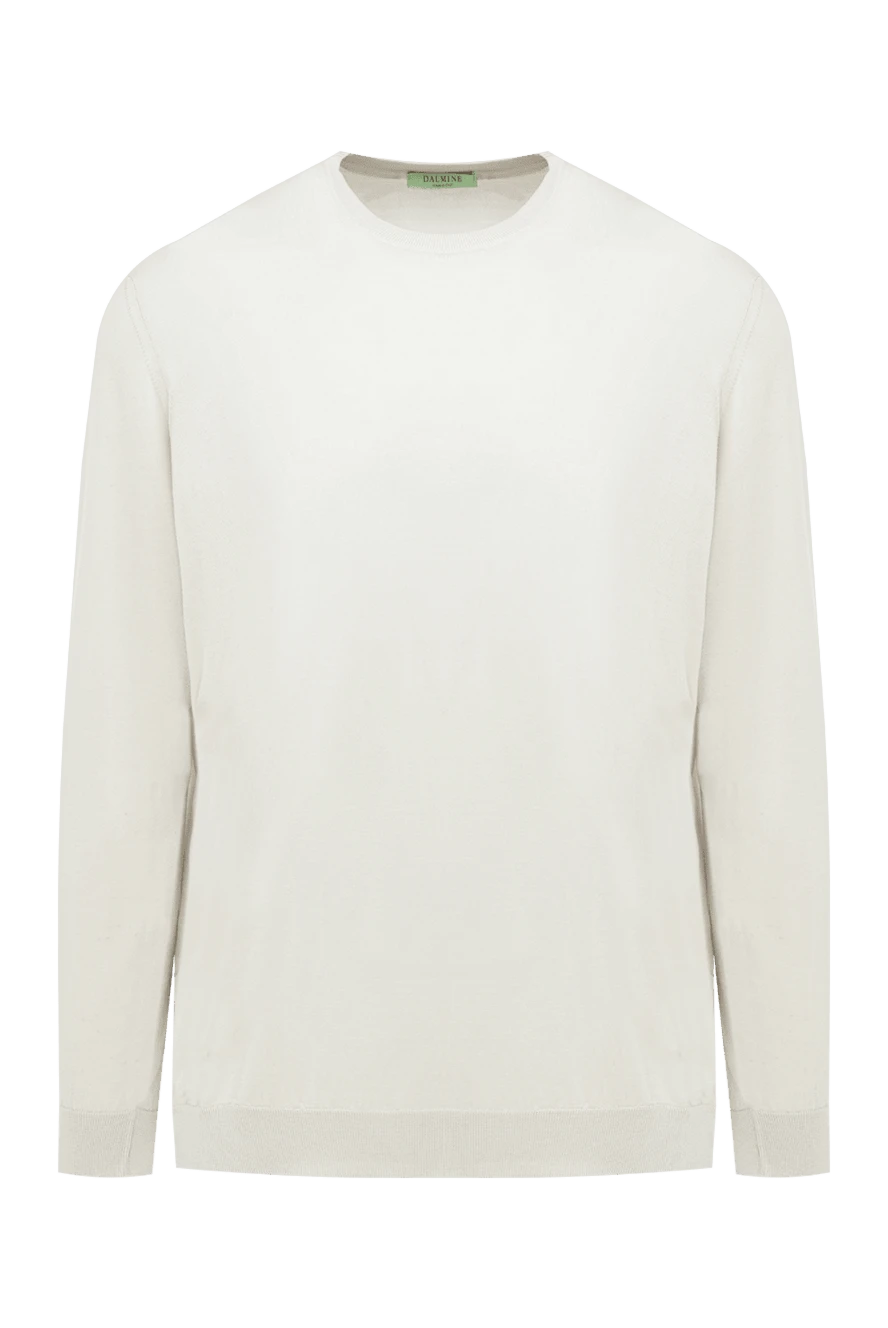 Dalmine man white silk jumper for men купить с ценами и фото 149369 - photo 1