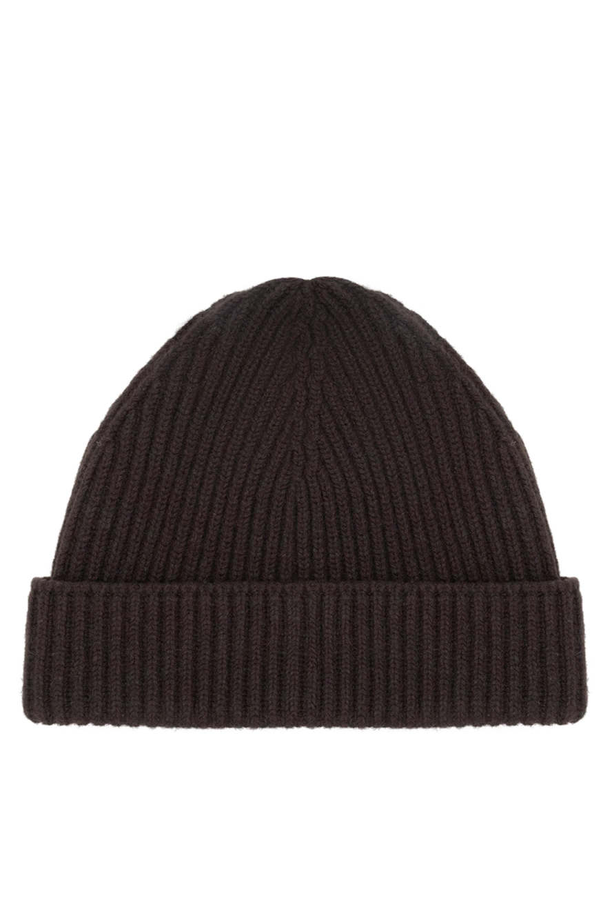 Drumohr man brown cashmere hat for men купить с ценами и фото 149429 - photo 1