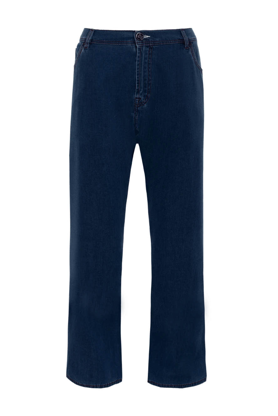 Scissor Scriptor man cotton and polyurethane jeans blue for men купить с ценами и фото 149438 - photo 1