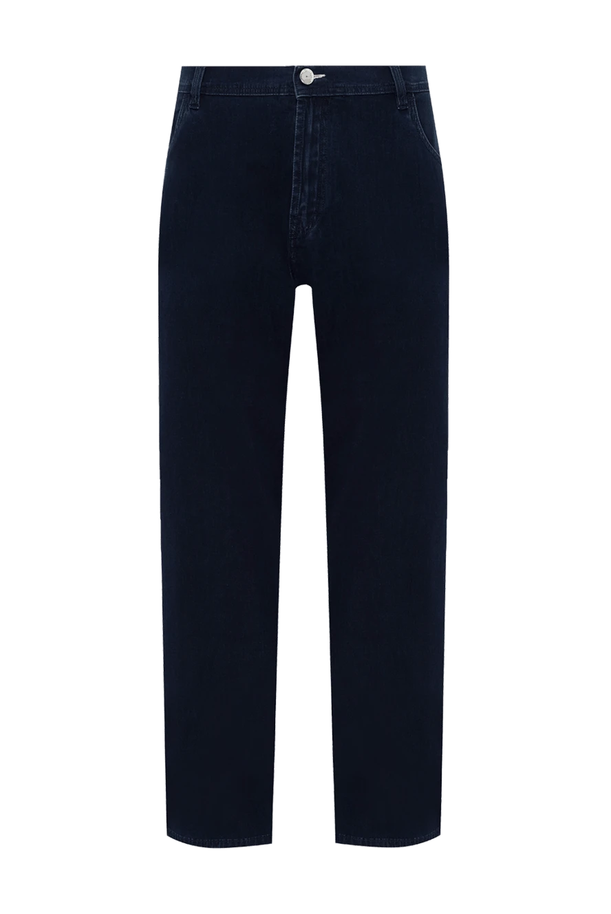 Scissor Scriptor man cotton and polyurethane jeans blue for men купить с ценами и фото 149439 - photo 1