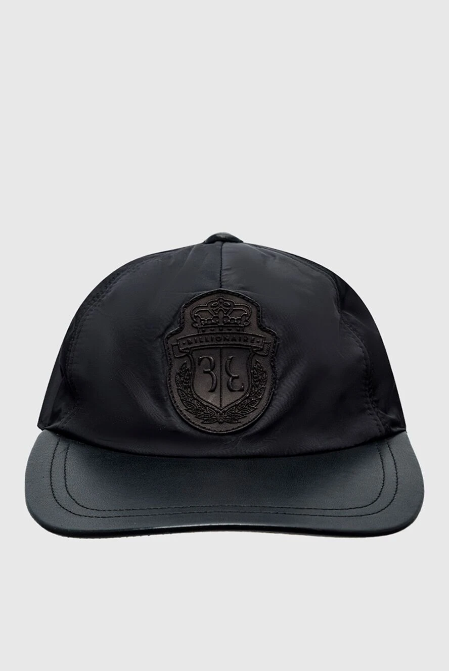 Billionaire man black leather cap for men купить с ценами и фото 149502 - photo 1