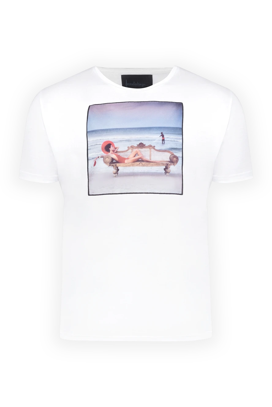 Limitato man white cotton t-shirt for men купить с ценами и фото 149525 - photo 1