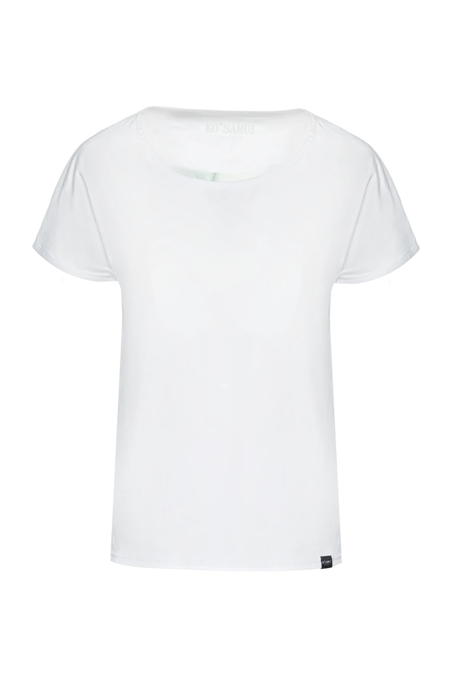 Ko Samui woman white cotton t-shirt for women купить с ценами и фото 149633 - photo 1