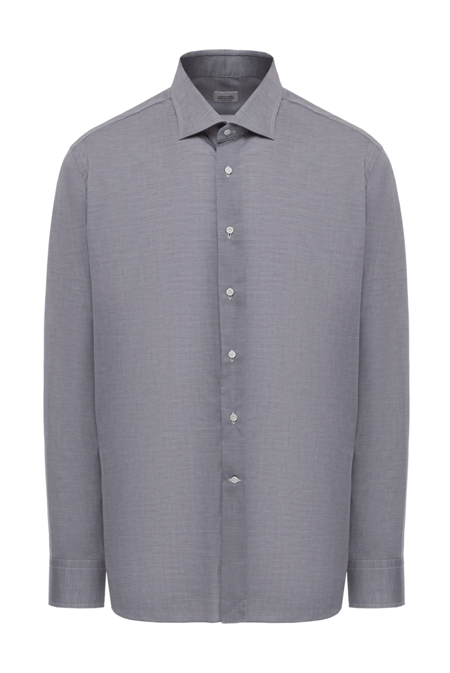 Alessandro Gherardi man gray cotton shirt for men купить с ценами и фото 149719 - photo 1