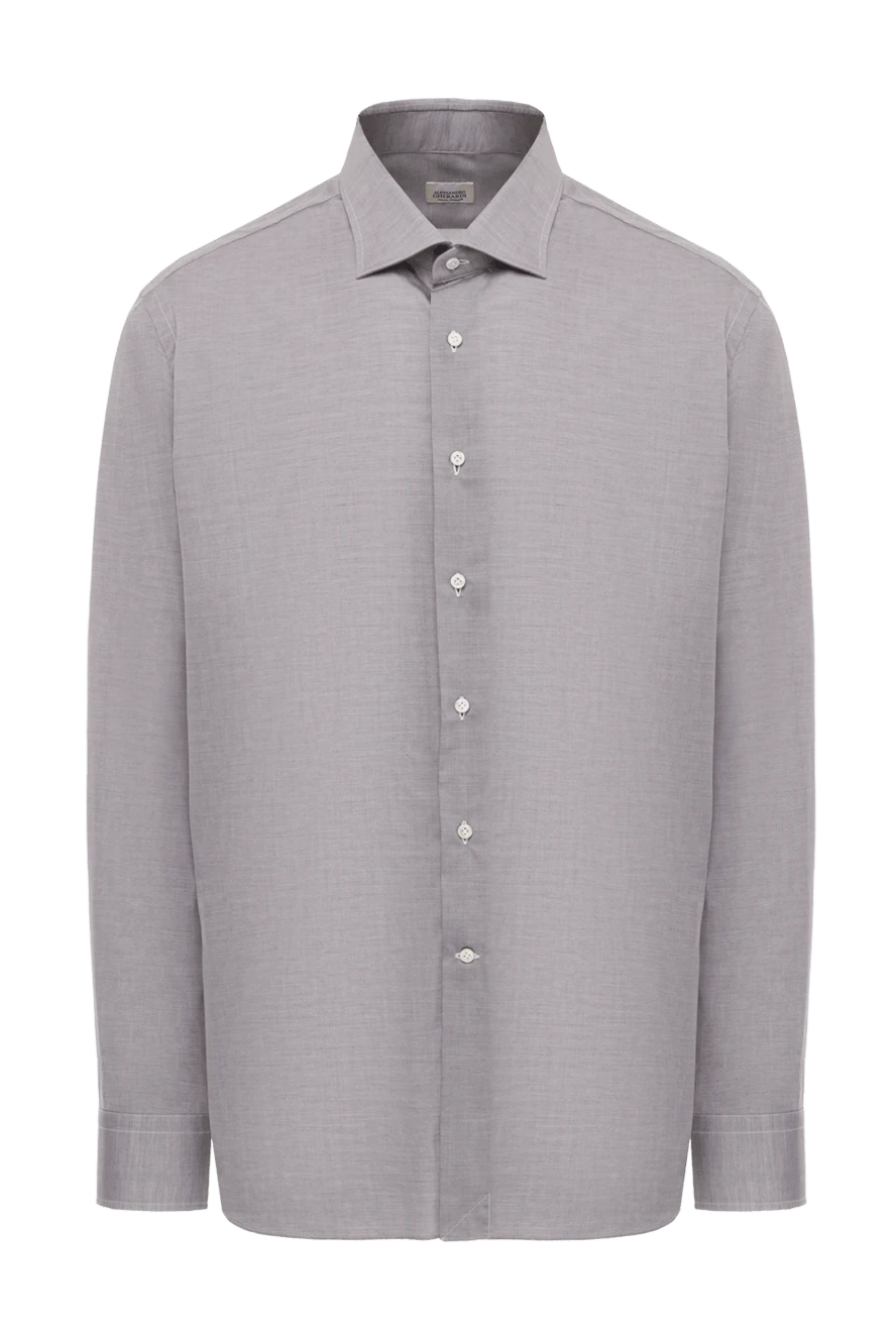 Alessandro Gherardi men's smoky gray shirt with classic collar
149719 - photo 1
