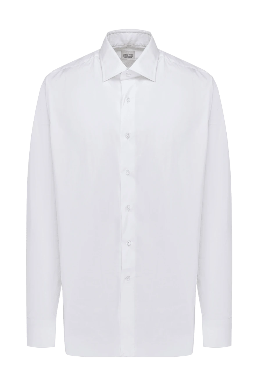 Alessandro Gherardi man white men's shirt купить с ценами и фото 149722 - photo 1