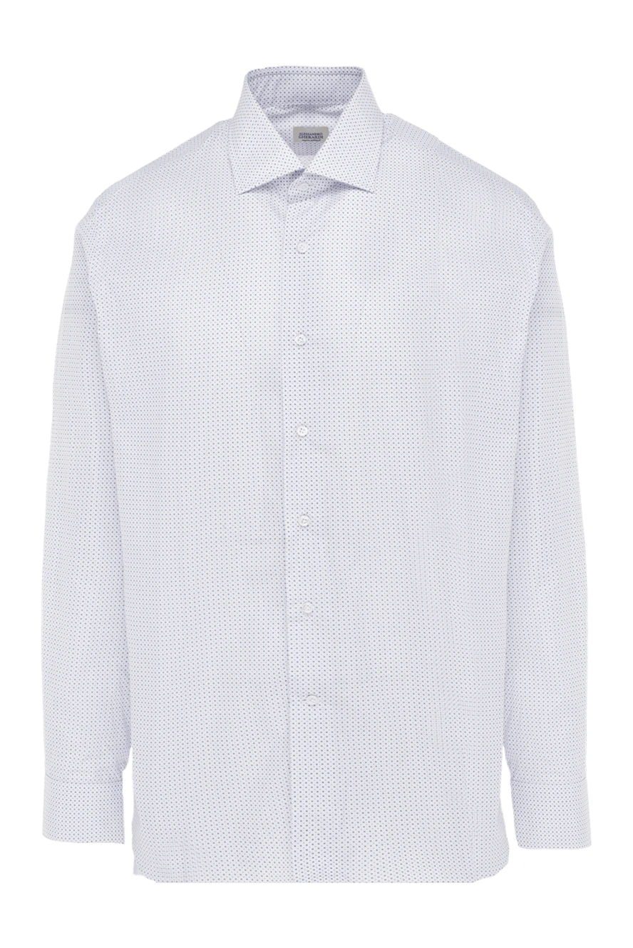 Alessandro Gherardi man white cotton shirt for men купить с ценами и фото 149724 - photo 1