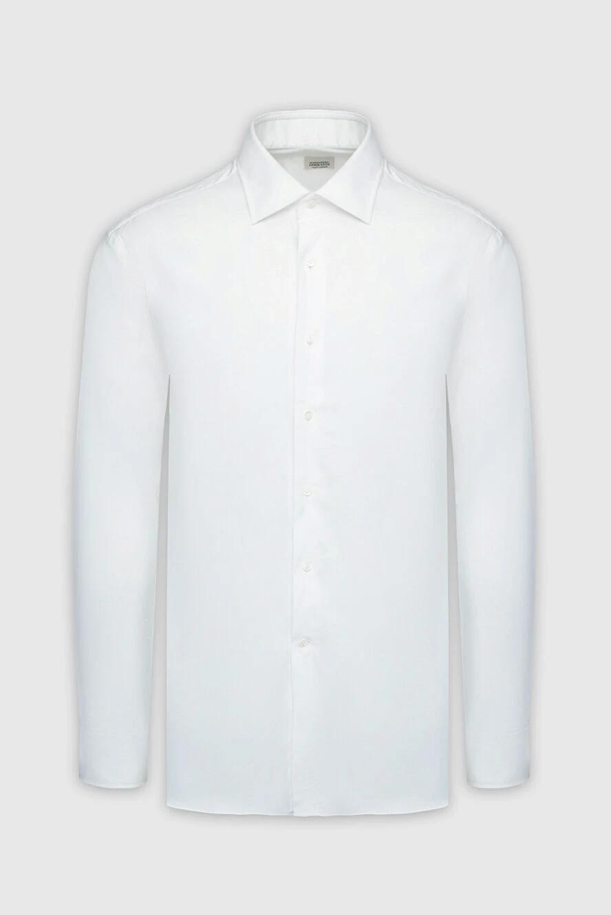 Alessandro Gherardi man white men's shirt купить с ценами и фото 149725 - photo 1