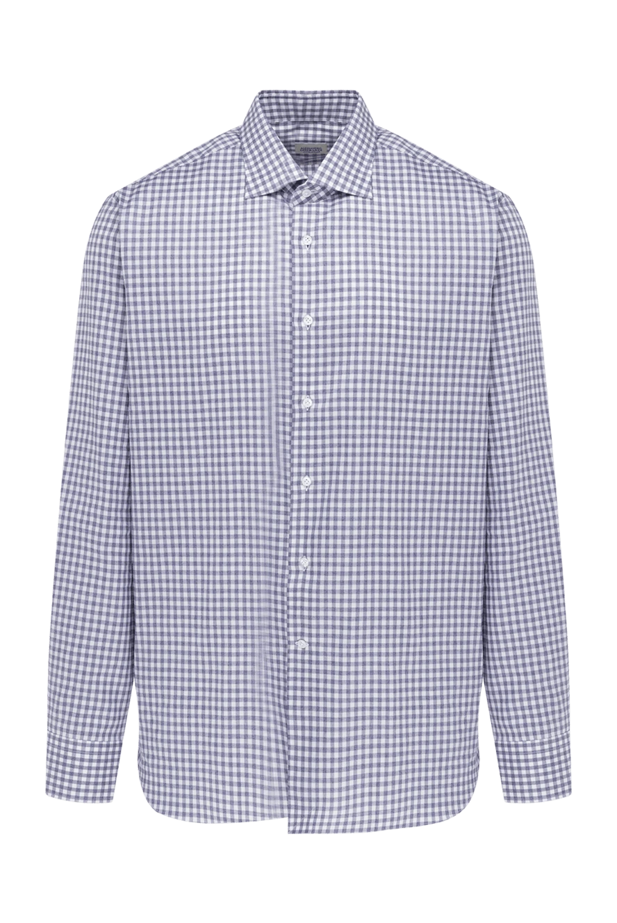 Alessandro Gherardi man white cotton shirt for men купить с ценами и фото 149729 - photo 1