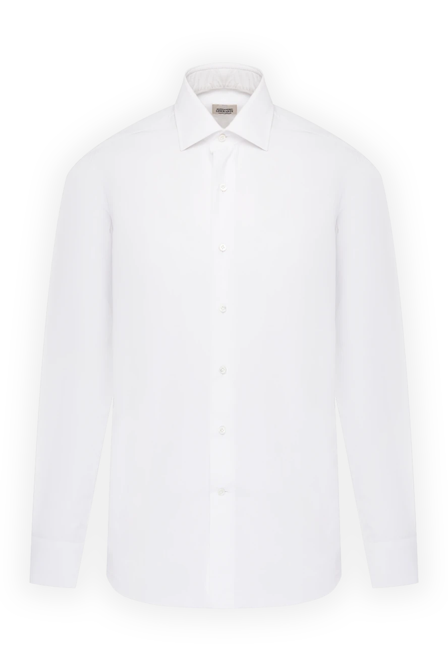 Alessandro Gherardi man white cotton shirt for men купить с ценами и фото 149731 - photo 1