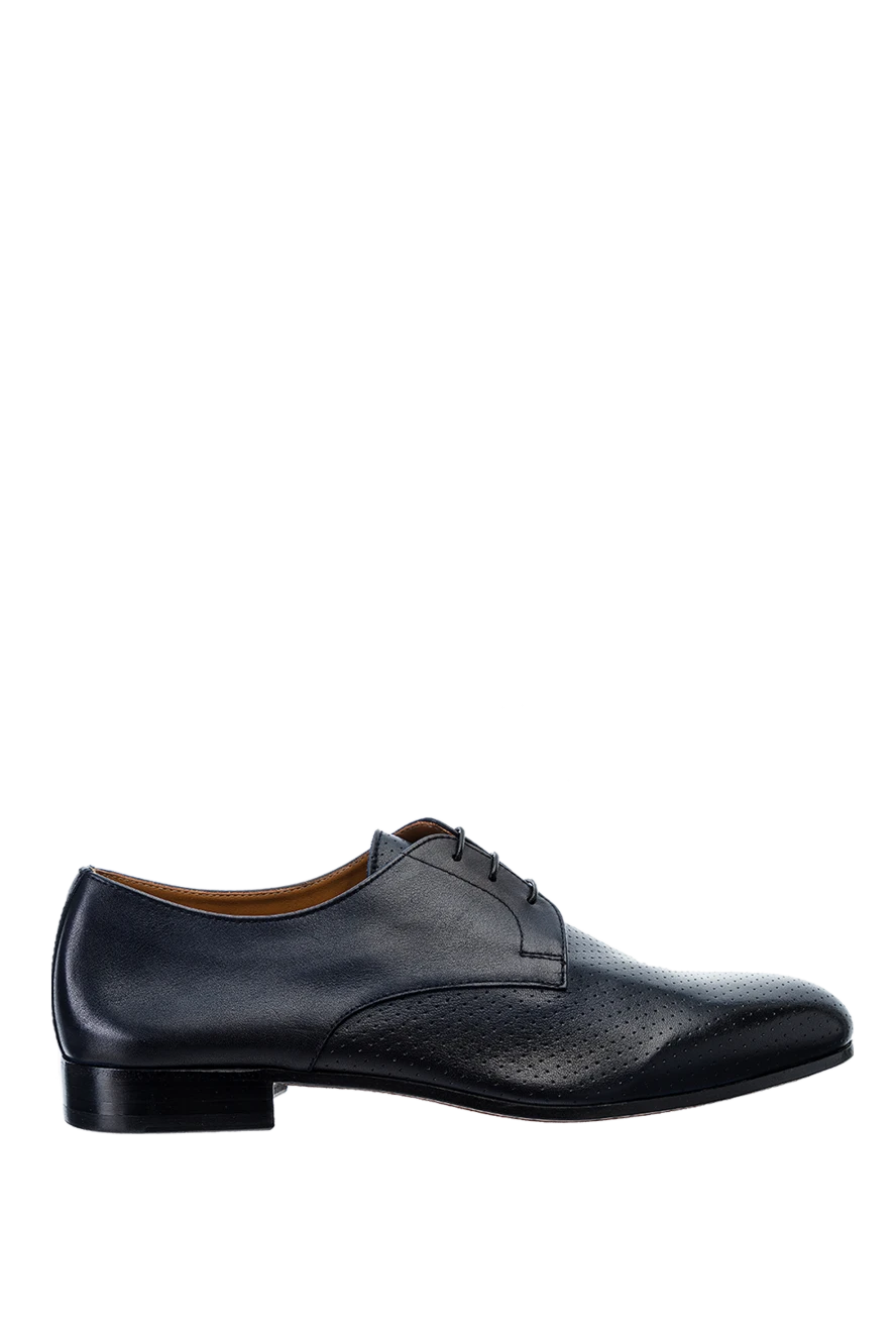 Doucal`s man blue leather men's shoes купить с ценами и фото 149736 - photo 1