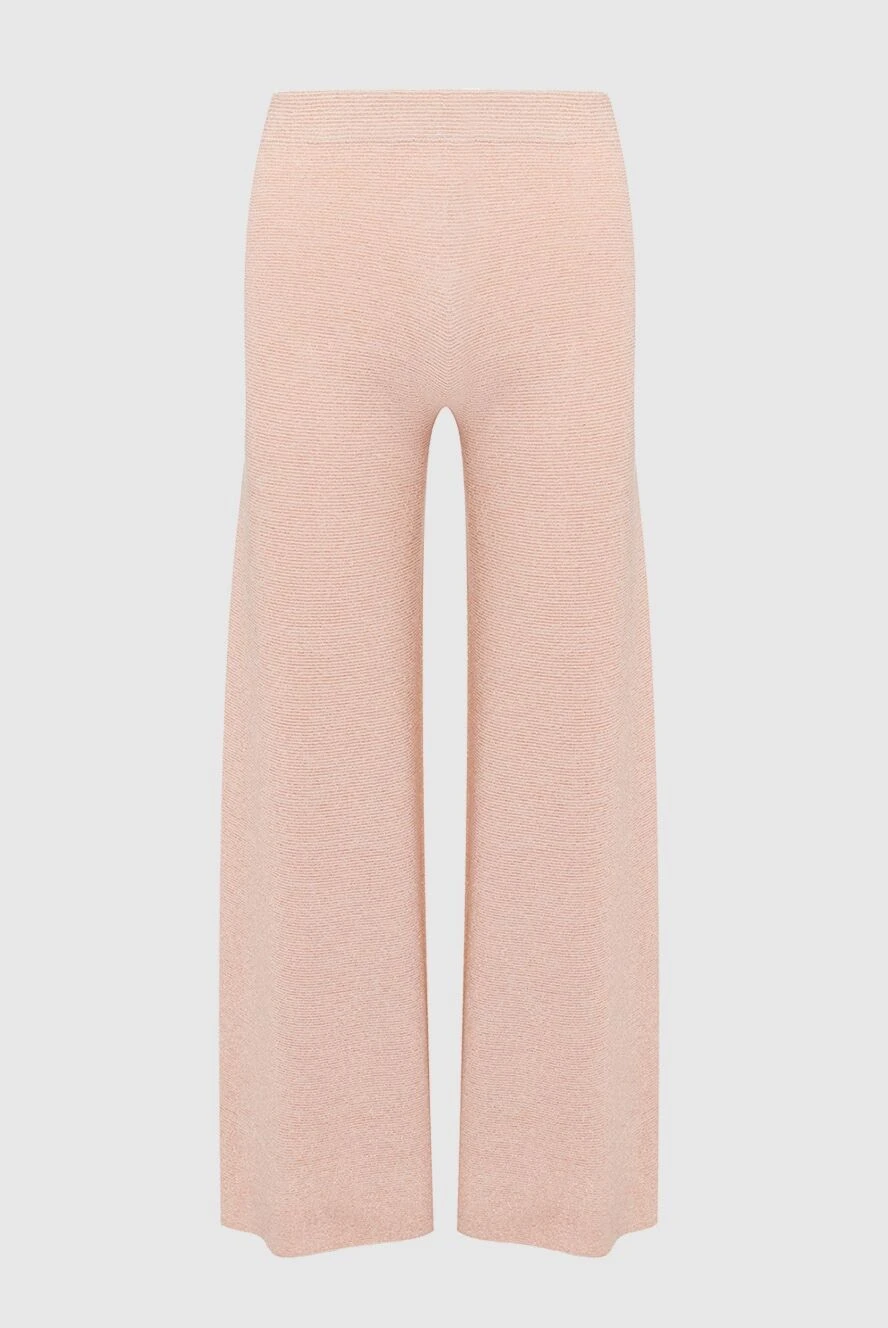 D.Exterior woman pink viscose and polyester trousers for women купить с ценами и фото 149775 - photo 1