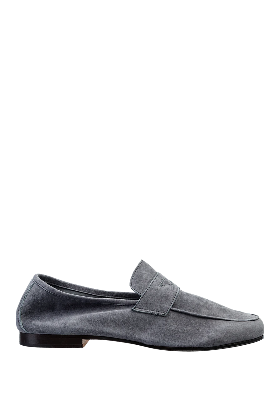 Andrea Ventura man gray suede loafers for men купить с ценами и фото 149845 - photo 1