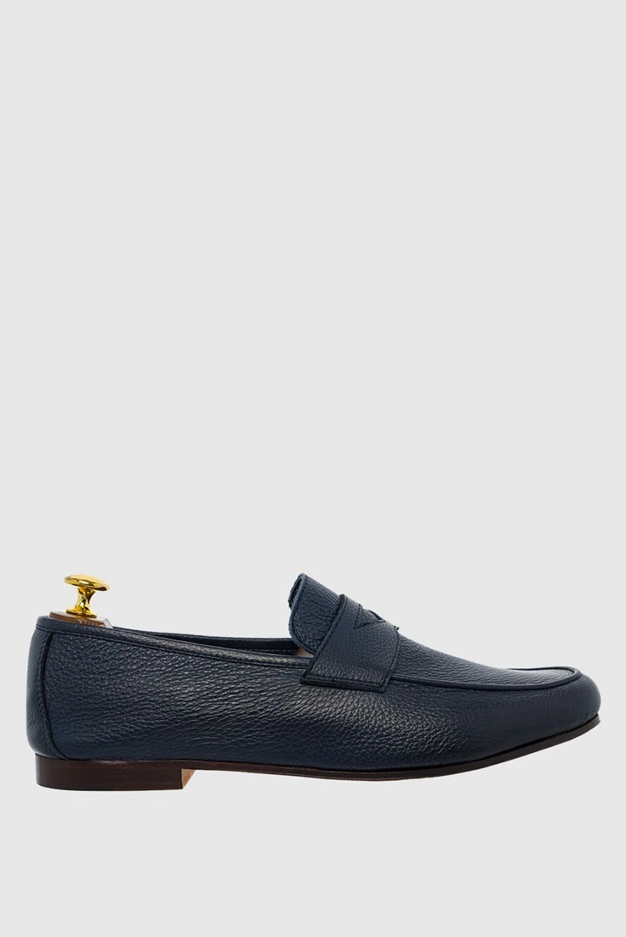 Andrea Ventura man black leather loafers for men купить с ценами и фото 149853 - photo 1