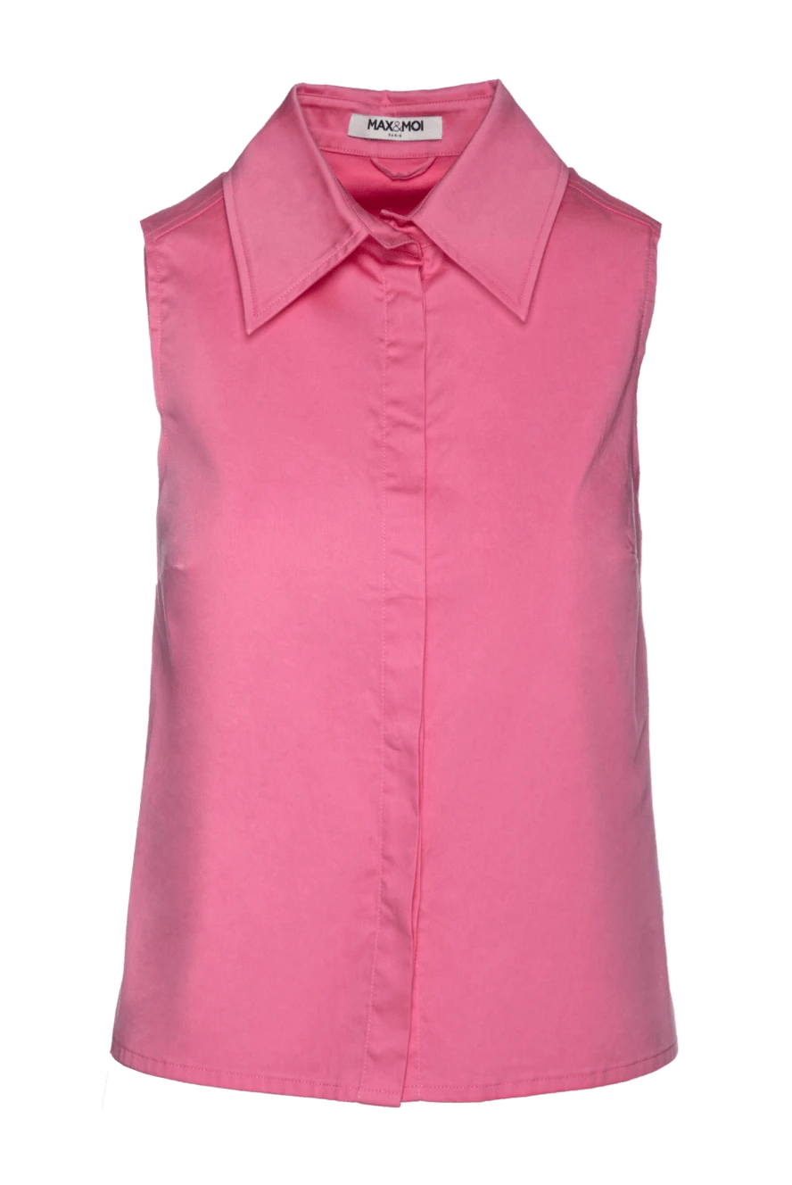 Max&Moi woman pink cotton blouse for women купить с ценами и фото 149937 - photo 1