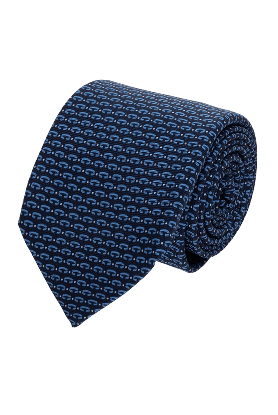 Corneliani man blue silk tie for men купить с ценами и фото 149992 - photo 1