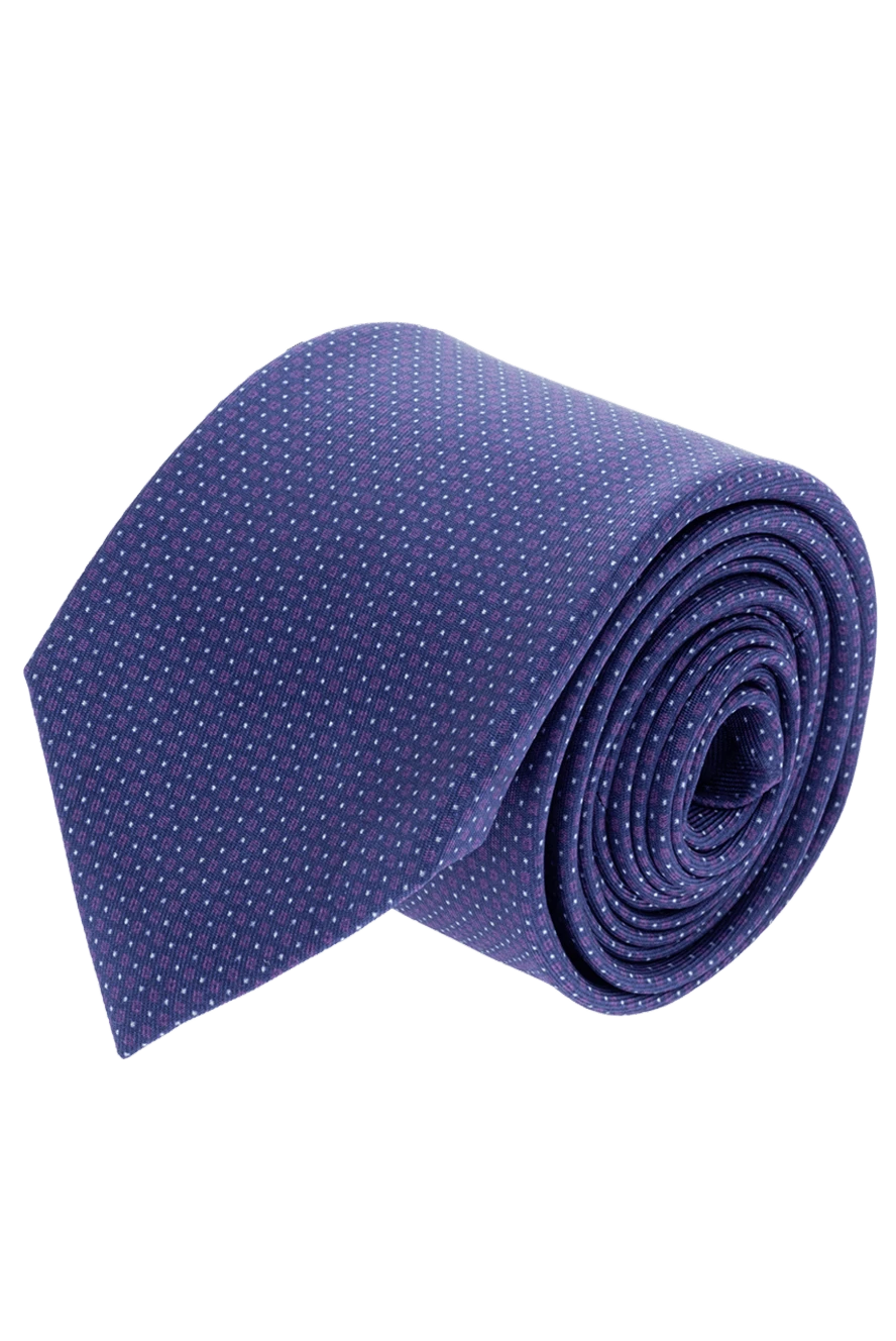 Corneliani man blue silk tie for men купить с ценами и фото 149994 - photo 1