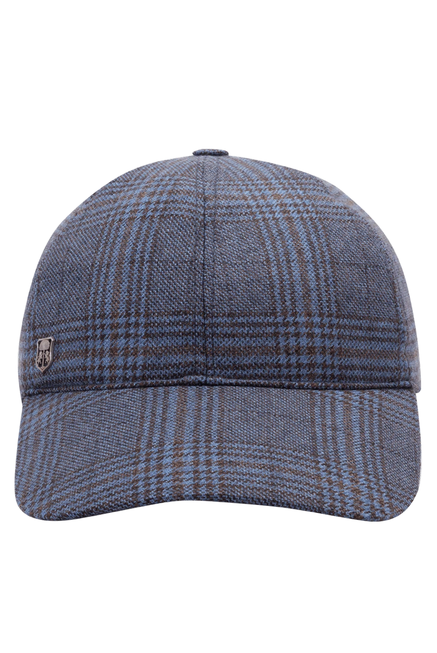 Corneliani man blue wool cap for men купить с ценами и фото 150023 - photo 1