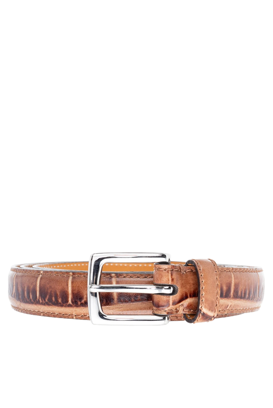 Ermanno Scervino woman brown leather belt for women купить с ценами и фото 150147 - photo 1