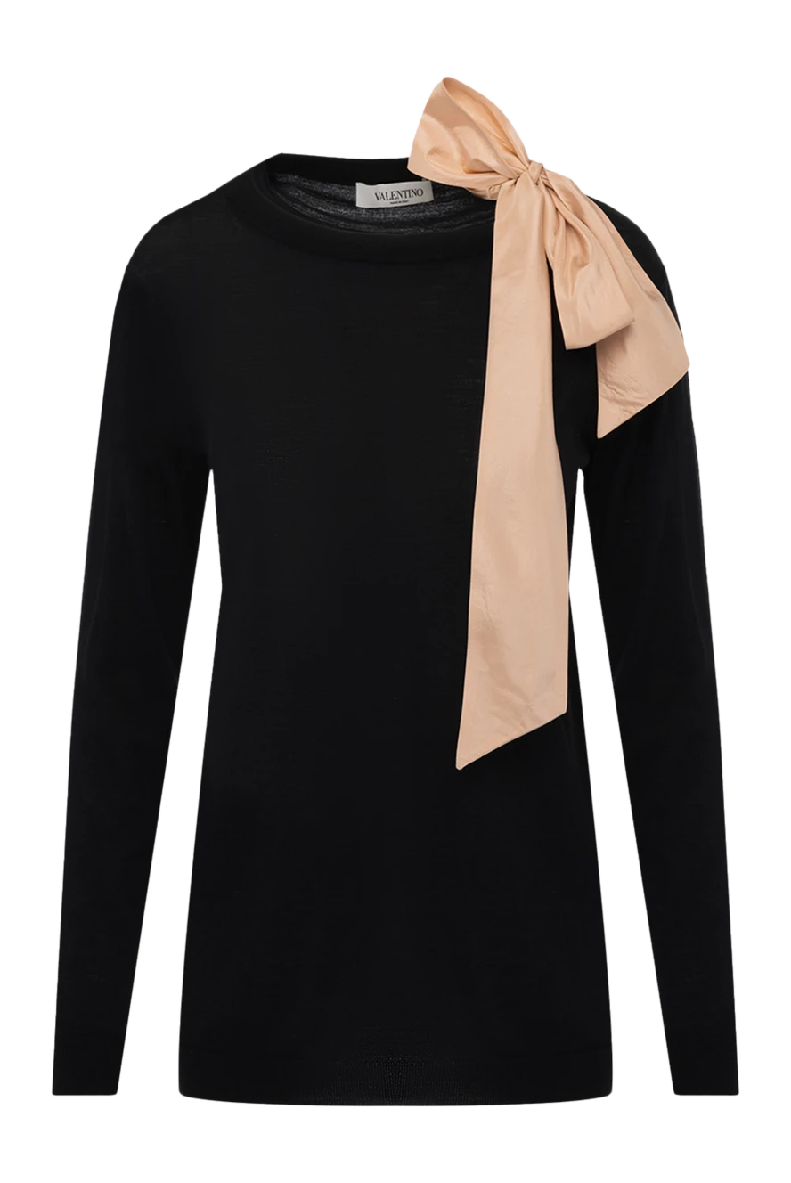 Valentino woman black wool jumper for women купить с ценами и фото 150197 - photo 1