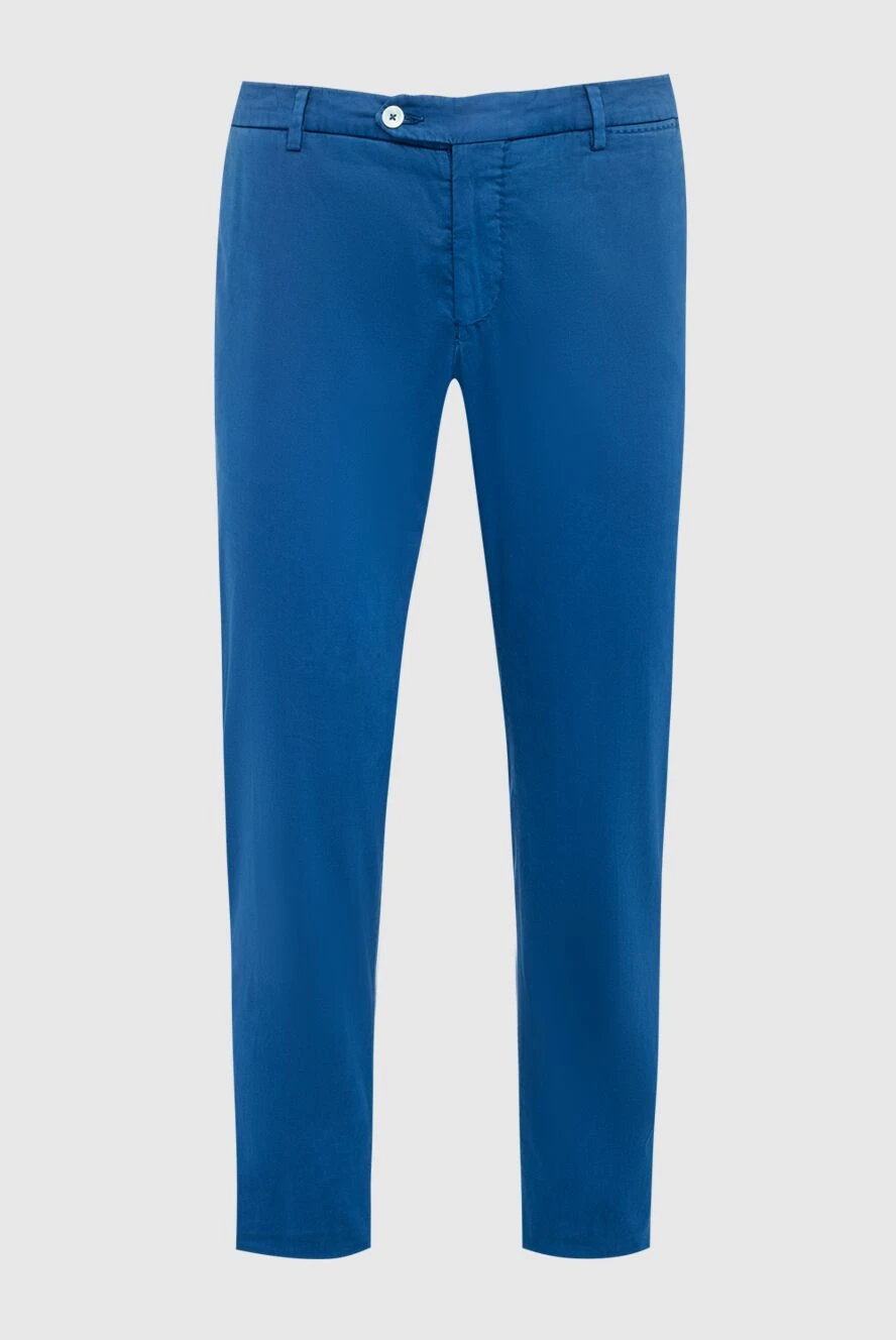 Cesare di Napoli man men's blue trousers купить с ценами и фото 150203 - photo 1