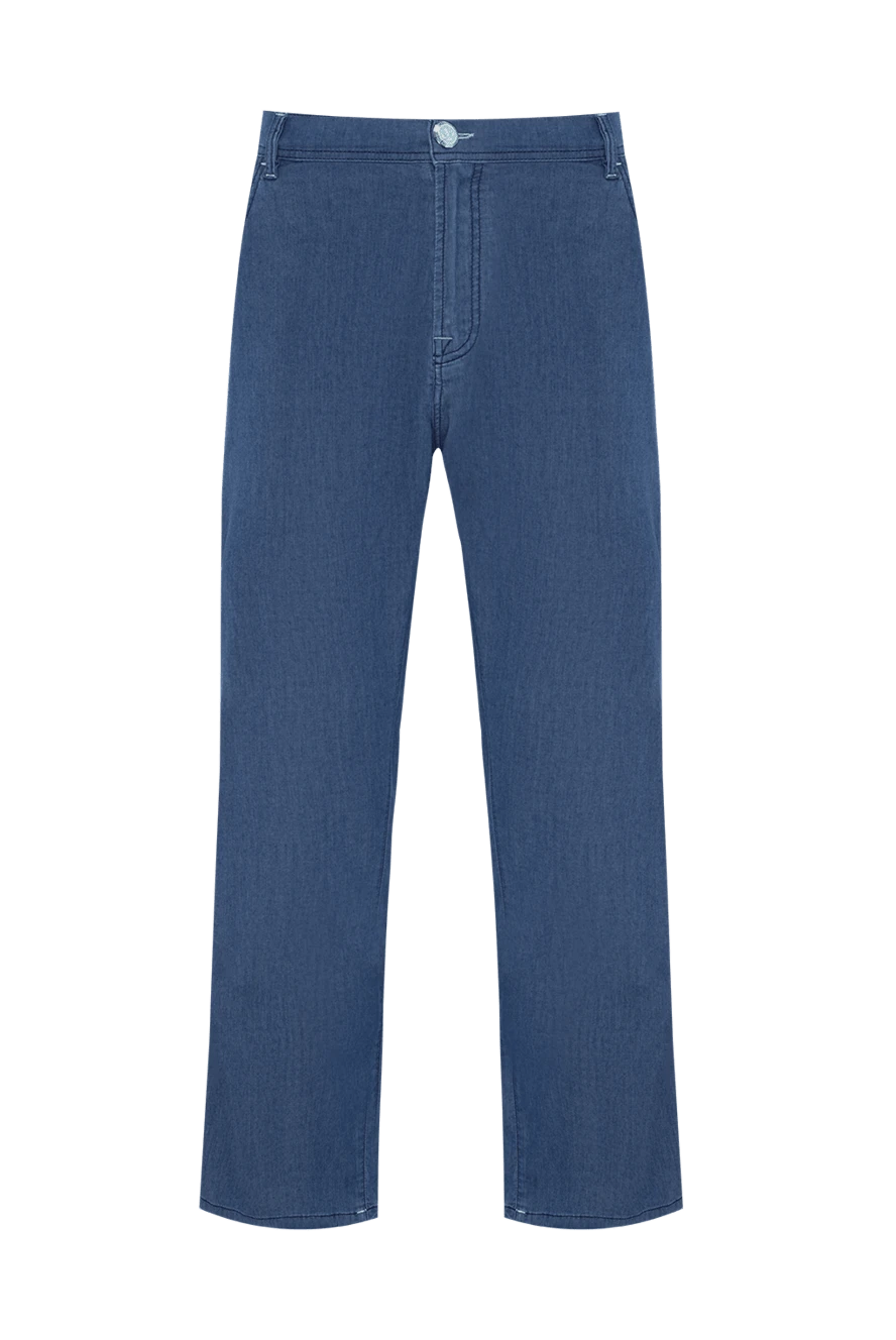 Scissor Scriptor man cotton and polyurethane jeans blue for men купить с ценами и фото 150418 - photo 1