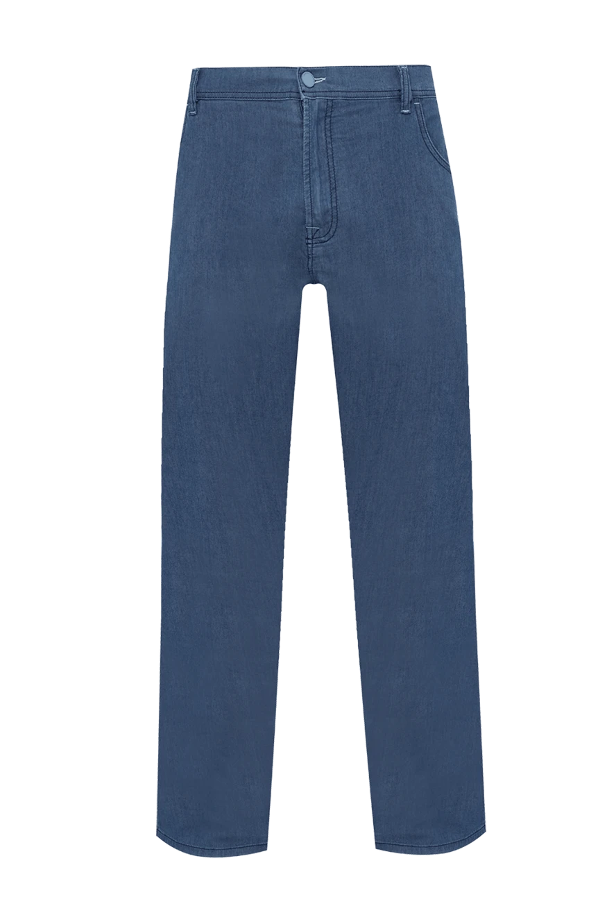 Scissor Scriptor man cotton and polyurethane jeans blue for men купить с ценами и фото 150425 - photo 1