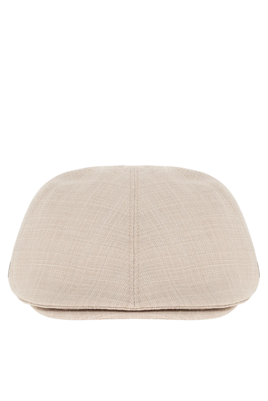 Corneliani man beige wool and silk cap for men купить с ценами и фото 150459 - photo 1