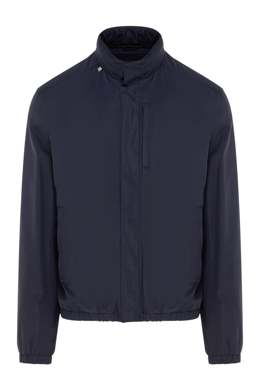 Corneliani man blue polyester jacket for men купить с ценами и фото 150470 - photo 1