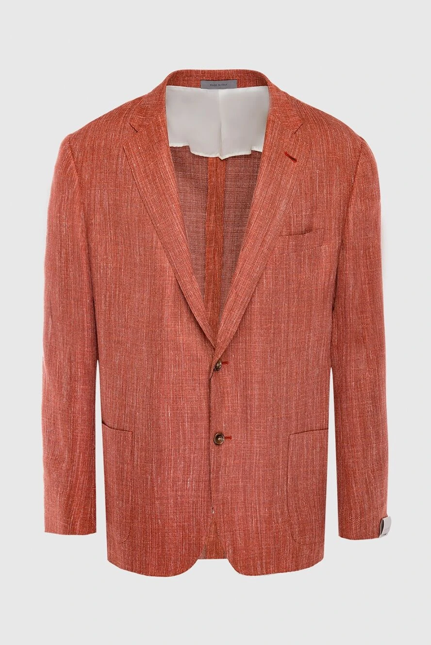 Corneliani man orange jacket for men купить с ценами и фото 150480 - photo 1