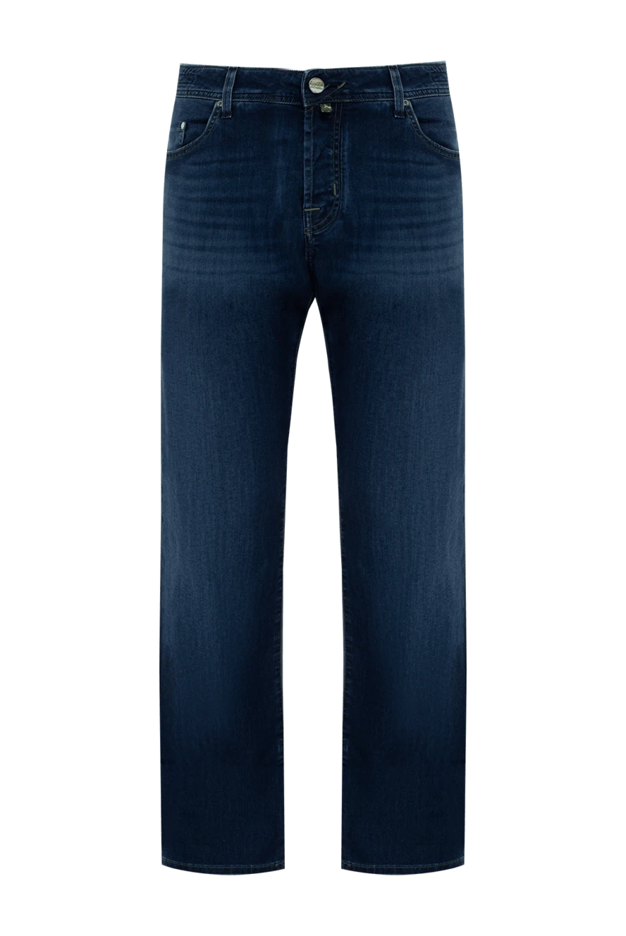 Jacob Cohen man cotton and polyester jeans blue for men купить с ценами и фото 150550 - photo 1