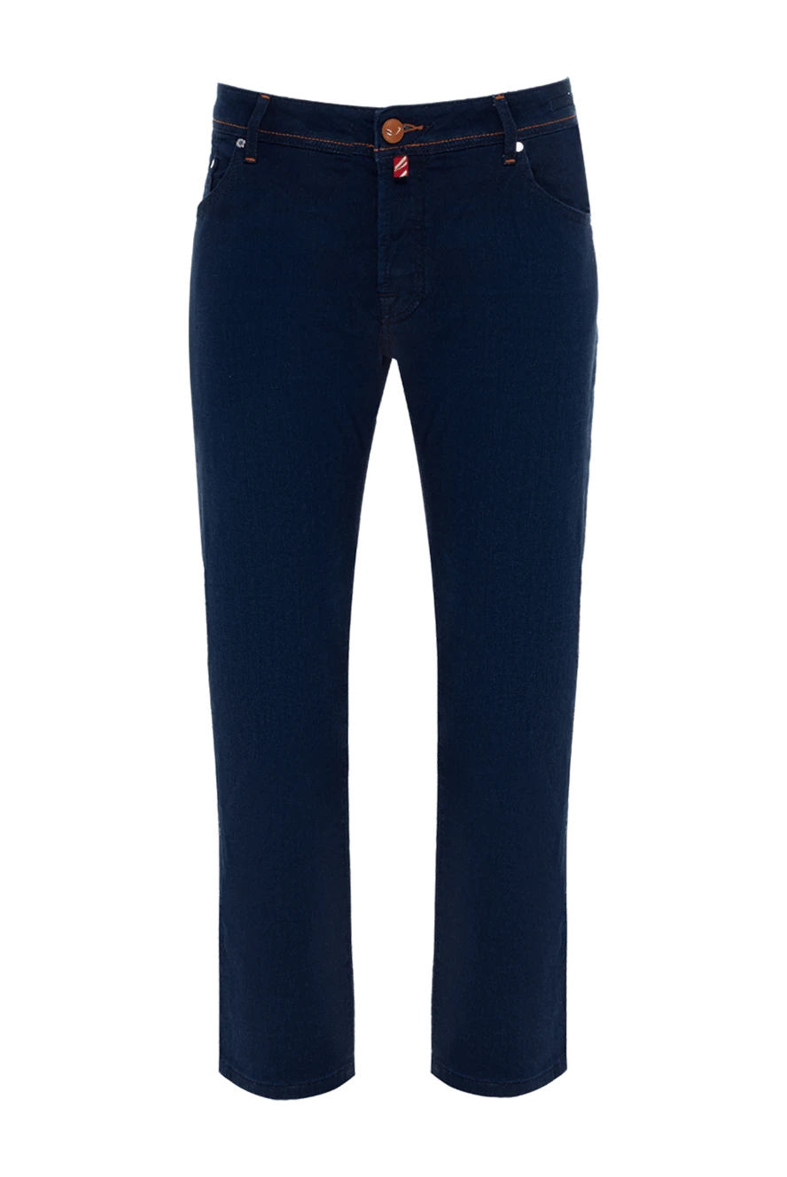 Jacob Cohen man cotton and polyester jeans blue for men купить с ценами и фото 150552 - photo 1