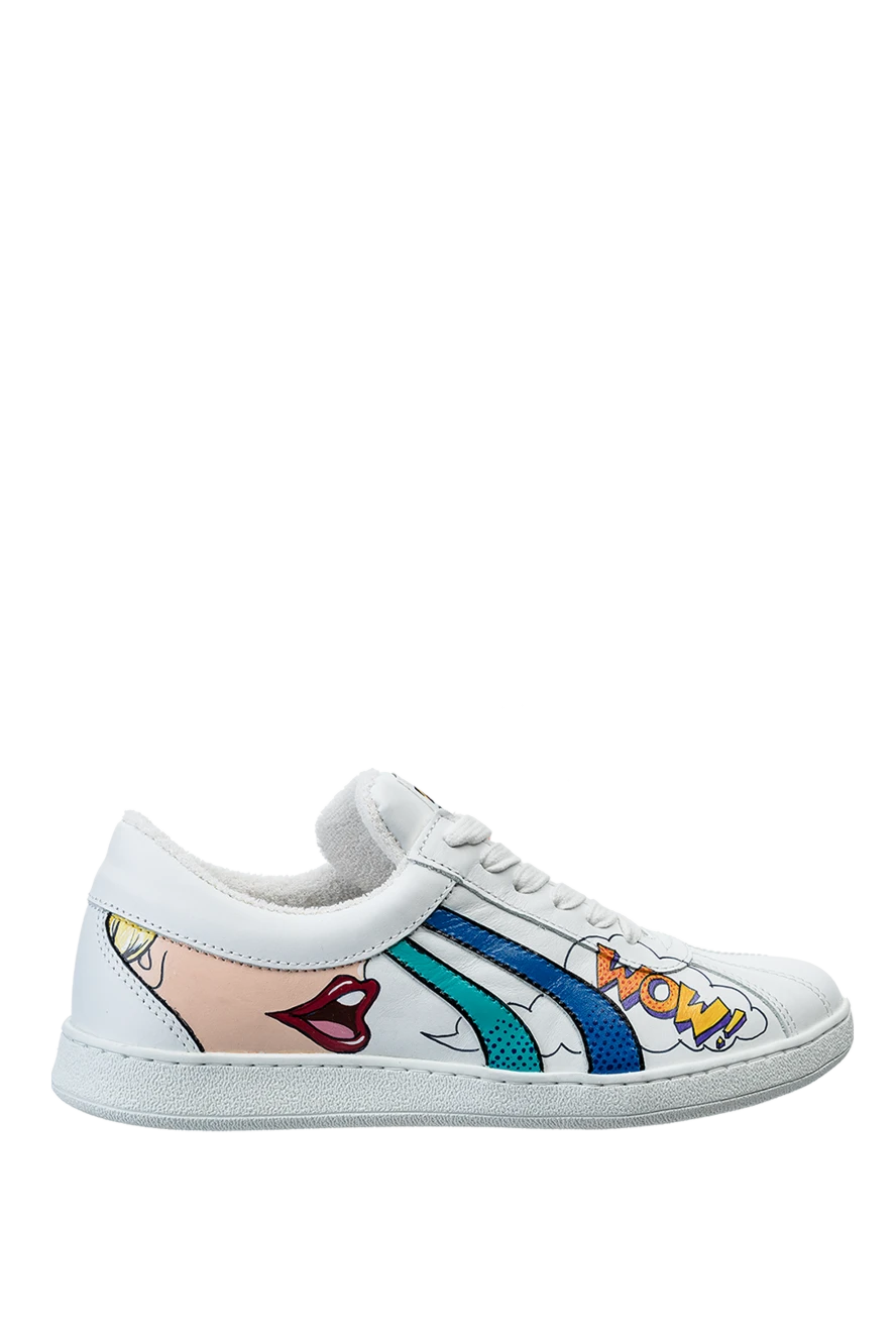 Mecap woman white leather sneakers for women купить с ценами и фото 150569 - photo 1