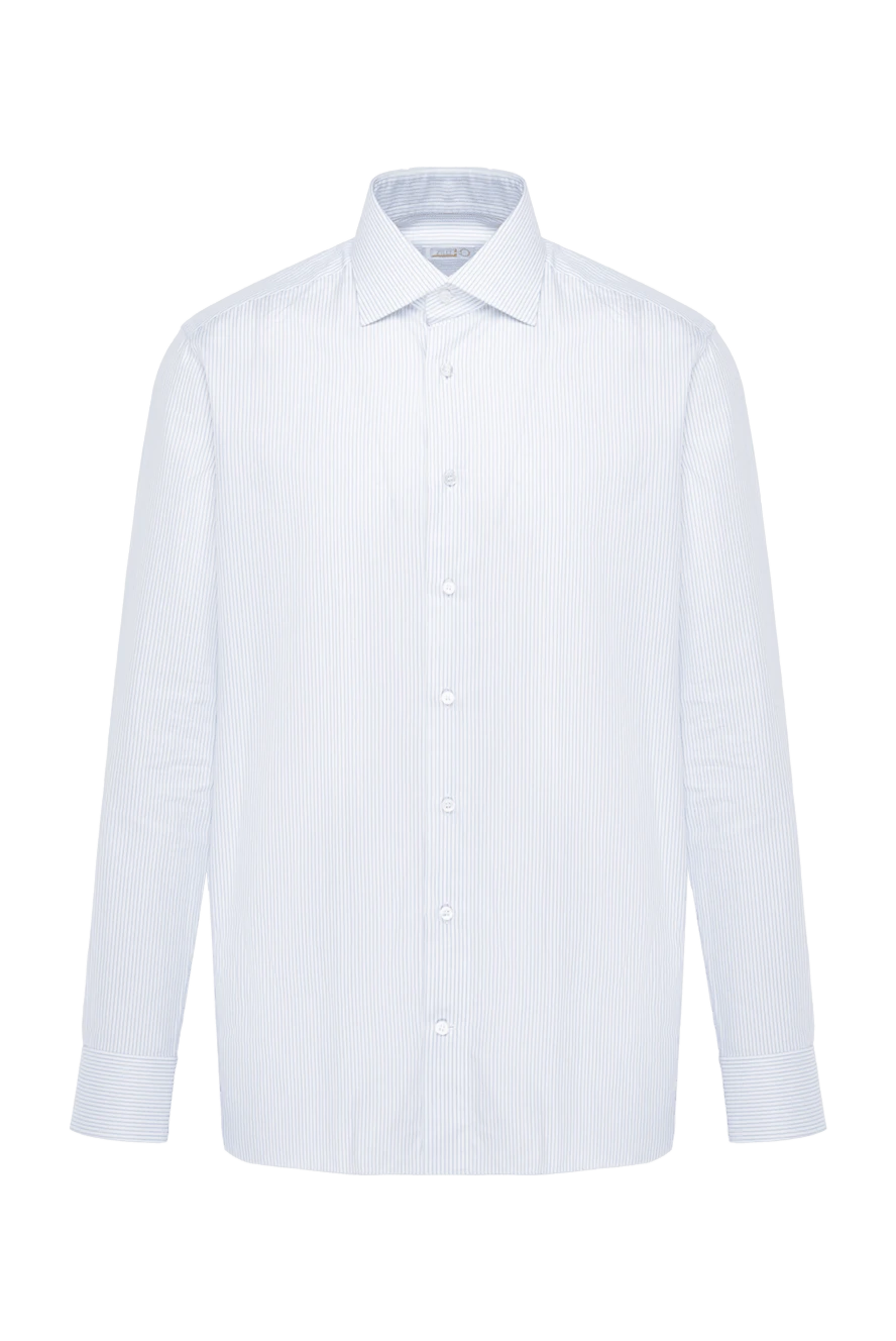 Zilli man white cotton shirt for men купить с ценами и фото 150647 - photo 1