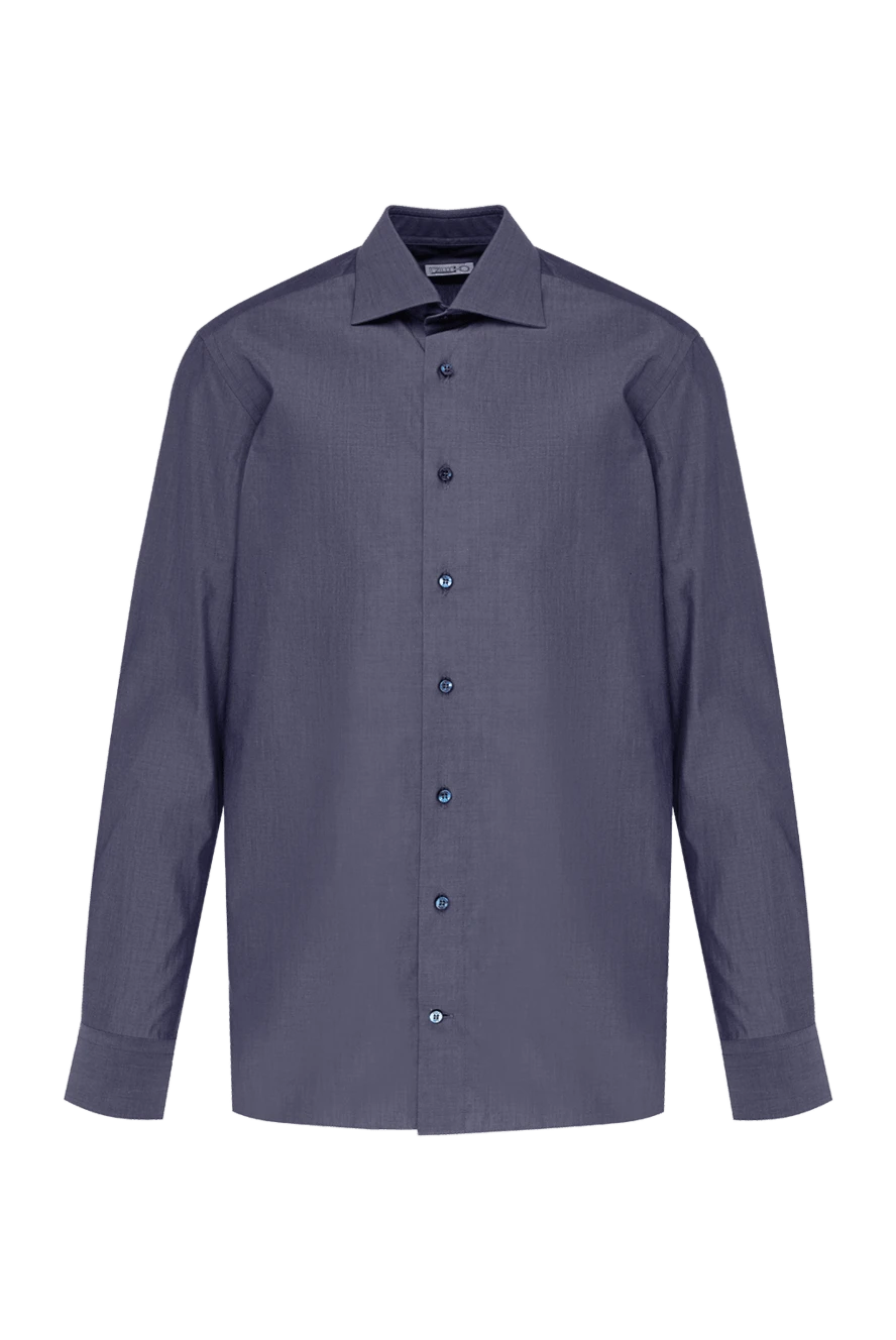 Zilli man violet cotton shirt for men купить с ценами и фото 150653 - photo 1