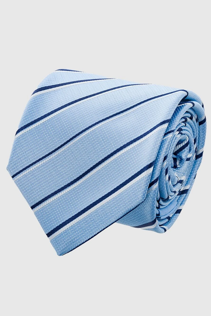 Italo Ferretti man blue silk tie for men купить с ценами и фото 150704 - photo 1